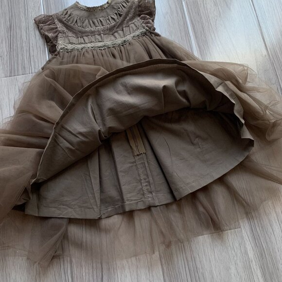 NWT Trish Scully Chocolate Alessandra Dress - Picture 4 of 10